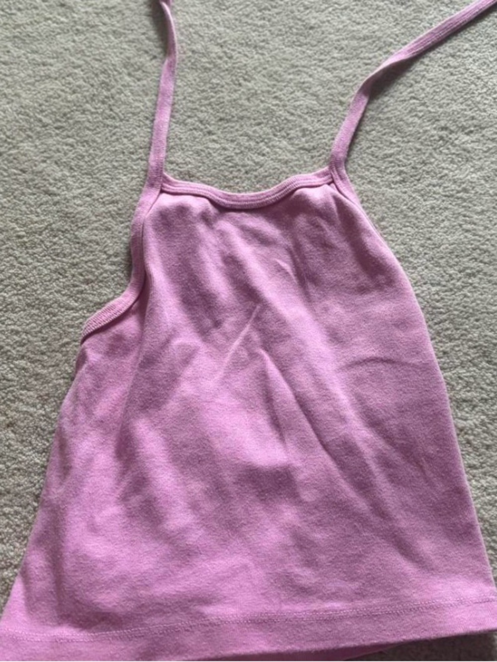 brandy melville pink halter top